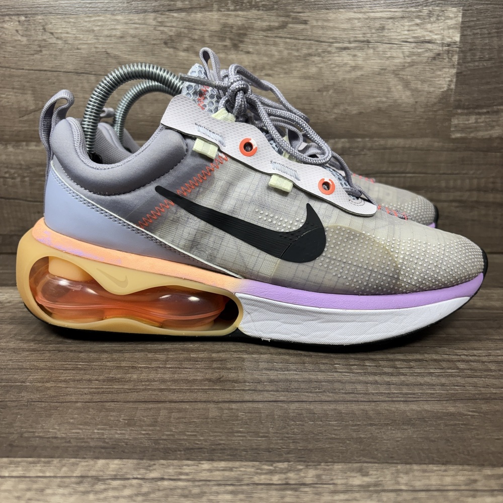 Nike Air Max 2021 Gray Blue Womens US Size 8.5 EUR 40 DA1923-500 Running Shoes